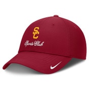 USC Trojans Nike Cardinal SC Interlock Sports Club Rise Structured Adjustable Hat